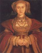Hans holbein the younger Portrait of Anne of Clevers,Queen of England oil painting artist